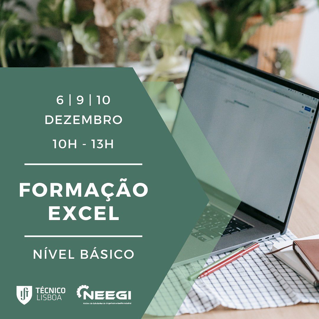 Inscrições abertas para formação de Excel – Nível Básico