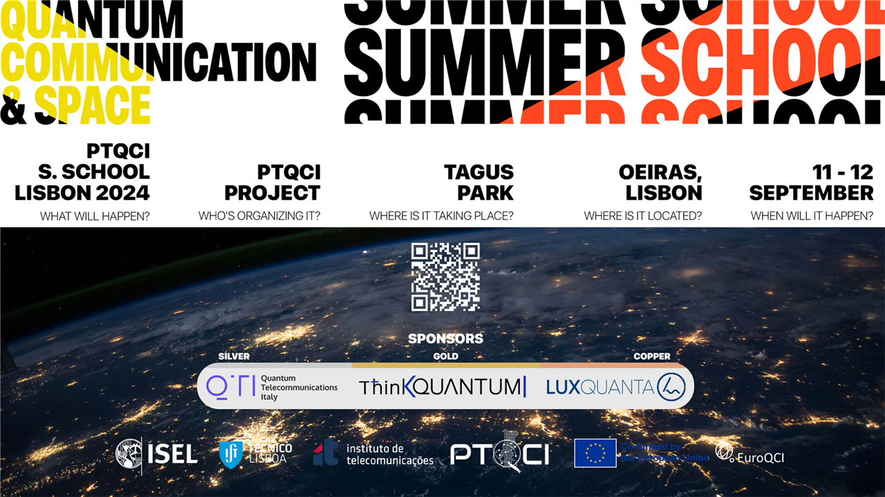 PTQCI Summer School de Comunicação Quântica e Espaço
